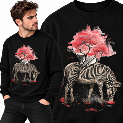 BLUZA ZWIERZĘTA   ZEBRA